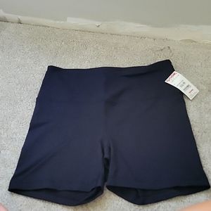 Black biker shorts